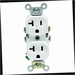 Duplex Outlet Commercial Grade 20 Amp White (10-Pack)