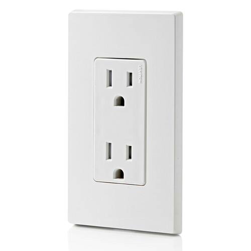 Tamper-Resistant Duplex Outlet 15 Amp White (10-Pack)