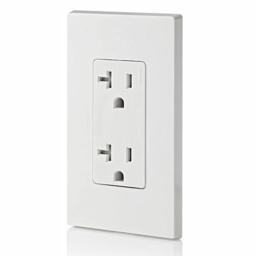 Outlet Duplex Tamper Resistant 20 Amp, White 1pc.