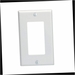 Wall Plate 1-Gang White Decora