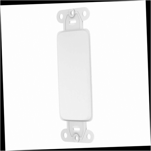 Decorator/Rocker Wall Plate 1-Gang  White (1-Pack)