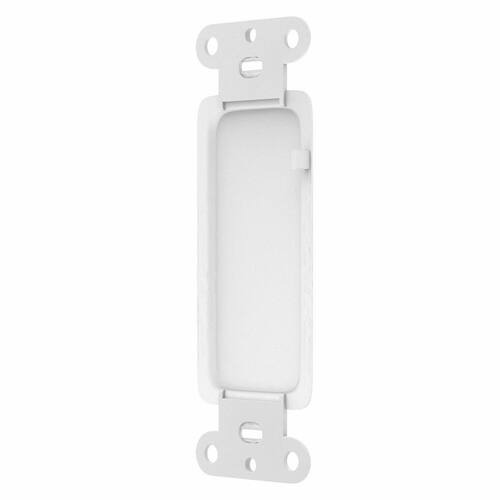 Decorator/Rocker Wall Plate 1-Gang  White (1-Pack)