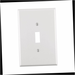 Wall Plate Toggle 1-Gang Jumbo White