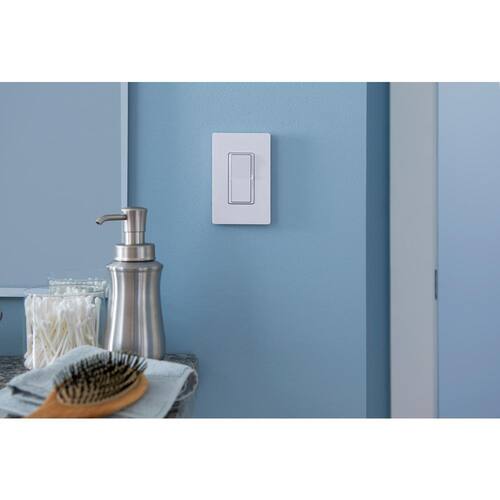 Wall Plate 1 Gang for Decorator/Rocker Switches Gloss White 6-Pack