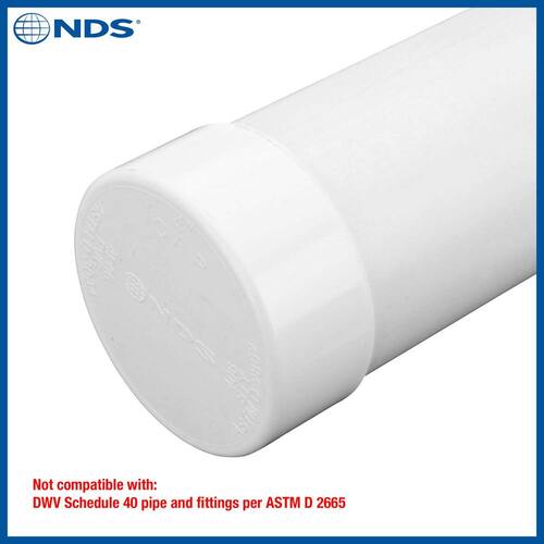 PVC Cap 4 in. Underground Rated PSI-5