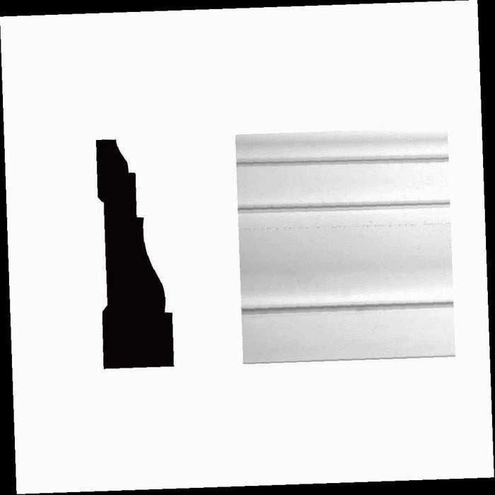 Casing Molding 11/16 in. x 2-1/4 in. x 96 in. White PVC Composite, 8 ft.