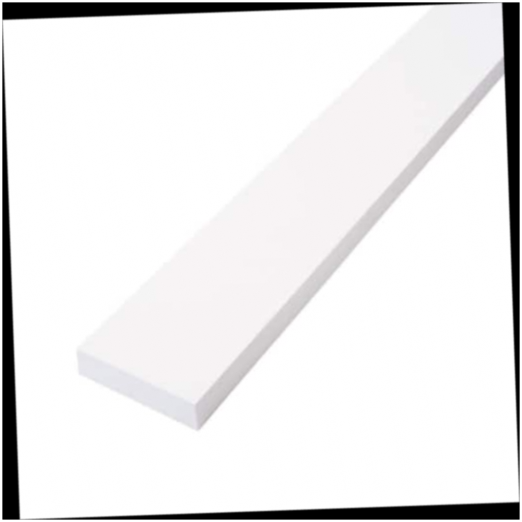 Pine Finger-Joint Board 1 in. x 3 in. x 16 ft. Primed