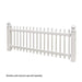 Vinyl Fence Panel 3 ft. x 8 ft.  White Shadowbox 1