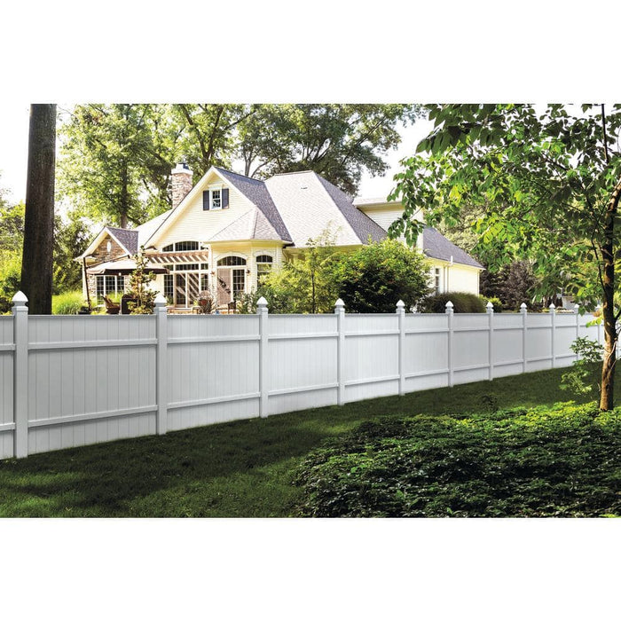 Vinyl Fence Panel 6 ft. x 6 ft.  White Privacy 10