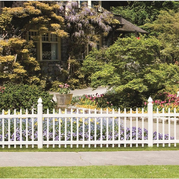 Vinyl Fence Post 4 in. x 4 in. x 6 ft. Square White