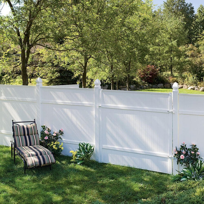 Vinyl Fence Post 5 in. x 5 in. x 8 ft. Square White