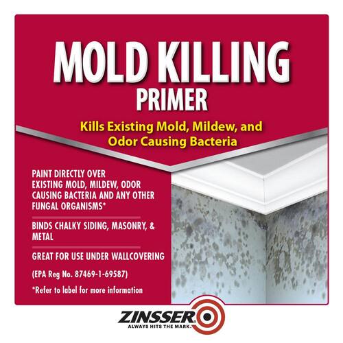 Interior/Exterior Primer, Mold Killing, 1 gal.