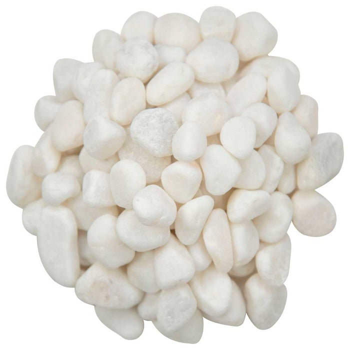 Landscape Pebbles 1/2 in. - 3 in. White 0.4 cu.ft. 30 lb