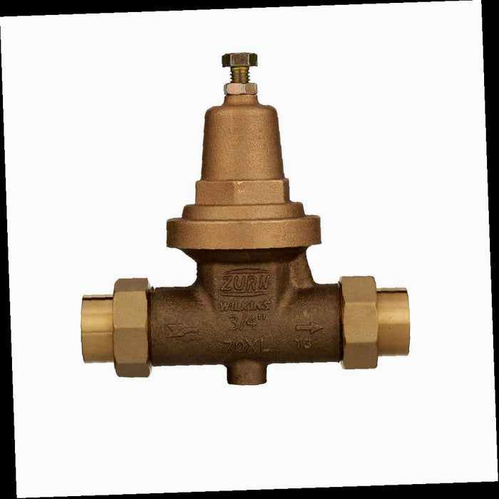 Pressure Reducing Valve 3/4 in. with Double Union FNPT Connection 70XL