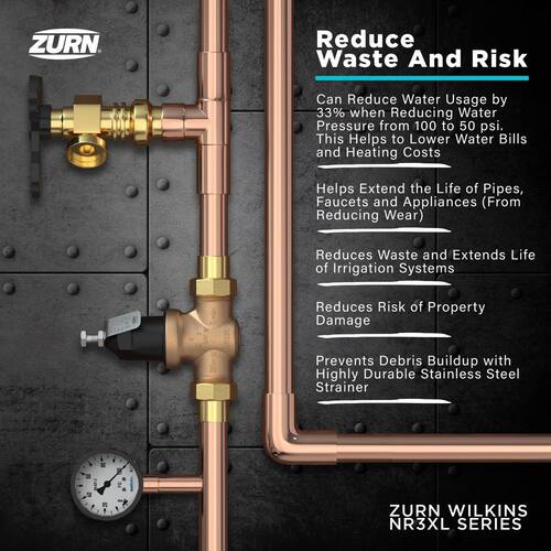 Brass Pressure Regulating 3/4 in. FNPT PSI-400