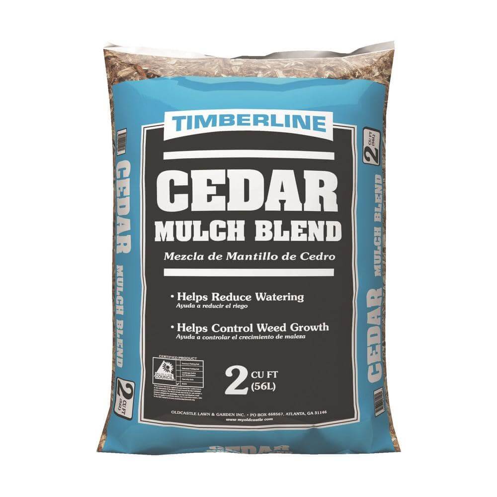 Cedar Mulch Blend 2 cu ft | Same-Day LA Delivery