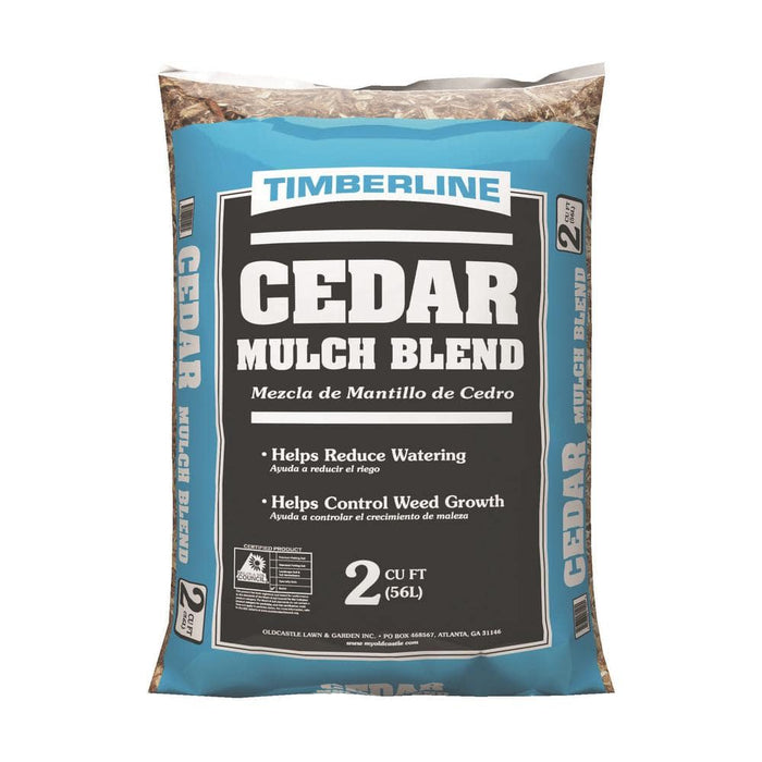 Cedar Mulch Blend 2 cu.ft  Shredded Bagged 1