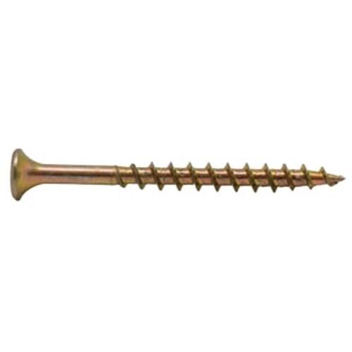 Wood Screws 8 x 2 in. Torx Drive Bugle Head Coarse Thread Gold Construction 1 lbs. (127-Count)