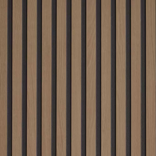 Siding Panel 5/16 in. x 4 ft. x 8 ft. Natural Oak Decorative Slat
