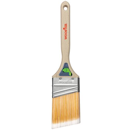 Angle Sash Brush 2-1/2 in. Polyester Hook and Hold