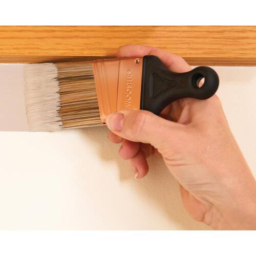 Paint Brush Short Handle Angle Sash Nylon/Polyester 2 in. Pro