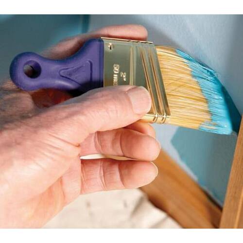 Paint Brush Shortcut Polyester Angled Sash for All Paint Types 2 in.