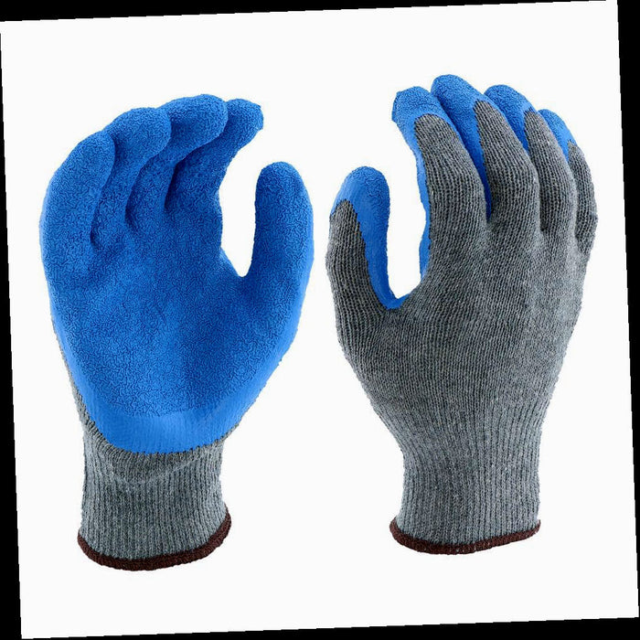 Multi-Purpose Gloves Large Latex-Dipped Cotton