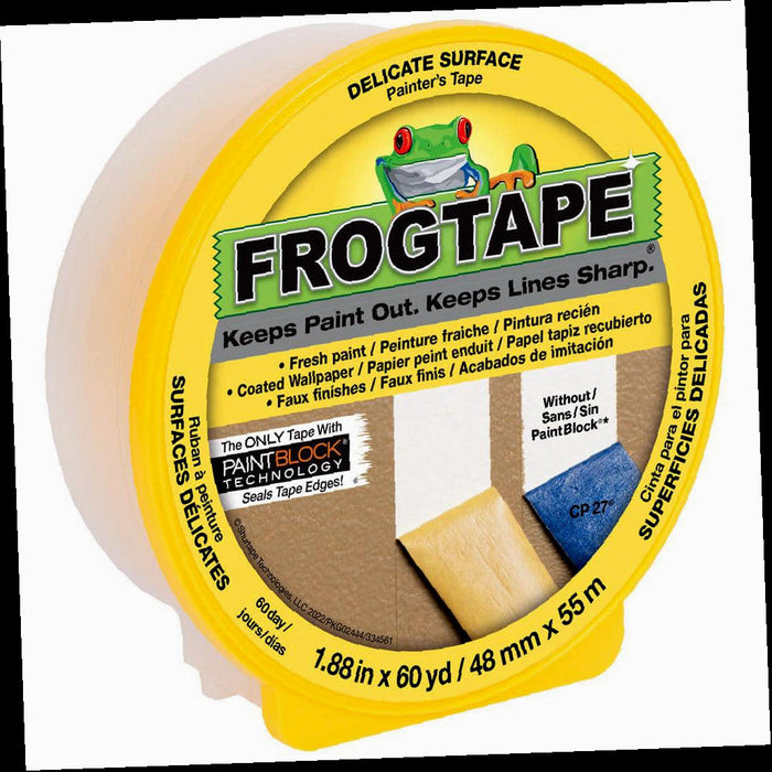 Duct Tape, Multi-Use, Yellow, 1.88 in. x 20 Yds. (1 Roll)